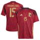 Belgium FA adidas Home Shirt 2024 - Kids with Vangheluwe 15 printing