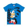 (7-8 Years) Sonic The Hedgehog T Shirt For Boys | Kids Blue Supersonic Character Top | Game Clothing Merchandise
