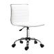 Vinsetto Armless Mid-Back Adjustable Office Chair with 360 Swivel White
