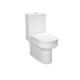 Aquariss Corinth - Open Back Close Coupled Toilet Including Cistern & D Shape Soft Close Seat