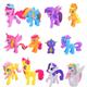 My Little Pony Figures Toys Mini Unicorn Fluttershy Rainbow Dash 12pcs