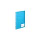 Viquel Geode Binding Translucent Plastic Document Folder - Large Capacity 60 Sheets - 30 Removable Popyglass Pockets - Blue