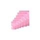 (500, 14x20CM (5.51'' x 7.87'')) Heavy Duty Polythene Grip Seal Resealable Poly Bags for Packaging Pink 12C Thickness