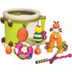 B. Toys Â– Parum Pum Â– Toy Drum Kit with 7 Musical Instruments for Kids 18 Months + (7-pcs) ,Multi-colour,BX1883C1Z