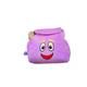 (Crystal Purple) Dora the Explorer Nylon Backpack Preschool Bag & Map Plush Doll