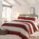 Fusion Betley Brushed 100% Warm Brushed Cotton Striped Duvet Cover Set