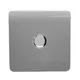 Trendiswitch Trendi Switch 1 Gang 1 Or 2 Way 150W Rotary Led Dimmer Light Switch In Light Grey