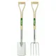 Pegdev - Pdl - Perennial Stainless Steel Border Spade And Fork Set - Ideal For Garden Borders And Beds