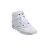 Women's Freestyle Hi High Top Sneaker by Reebok in White (Size 8 M)