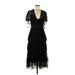 Needle & Thread Casual Dress: Black Dresses - Women's Size 8