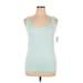 Sonoma Goods for Life Tank Top Teal Sweetheart Tops - New - Women's Size X-Large