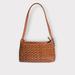 Nine West Bags | Nine West Brown Basket Weave Faux Leather Tote Style Shoulder Bag Woven Baguett | Color: Brown/Tan | Size: Os