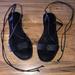 Madewell Shoes | Madewell Leather Sandals | Color: Black | Size: 7