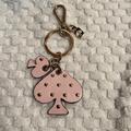 Kate Spade Accessories | Kate Spade Pink Spade Keychain | Color: Gold/Pink | Size: Os