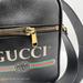 Gucci Bags | Nwot Gucci Classic Logo Grained Calfskin Messenger Bag In Black | Color: Black | Size: Os