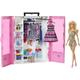Barbie Kleiderschrank, Ultimate Closet Puppe, zum Organisieren Zubehör Kleidung und Accessoires, inkl. Kleiderbügel, Spielzeug ab 3 Jahre, GBK12
