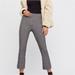 Free People Pants & Jumpsuits | Free People Women's Plaid Houndstooth High Rise Dress Pants | Color: Gray/Red | Size: 8