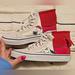 Vans Shoes | New Vans X Peanuts Snoopy High Top Sneakers Mens 6 / Womens 7.5 | Color: Red/White | Size: 7.5
