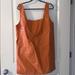 Urban Outfitters Dresses | Nwot Urban Outfitters Leather Overall Dress! | Color: Orange | Size: Xl