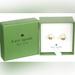 Kate Spade Jewelry | Kate Spade New Women's Pearl Stud Earrings | Color: Gold/White | Size: Os