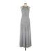 Adrianna Papell Cocktail Dress: Silver Dresses - Women's Size 10