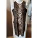 Michael Kors Dresses | Michael Kors Brown Women's Animal Print Sleeveless Casual Dress Size 8 | Color: Brown | Size: 8
