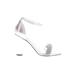 Marc Fisher LTD Heels: Silver Shoes - Women's Size 7 1/2