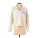 Forever 21 Fleece Jacket: Ivory Jackets & Outerwear - Women's Size Small