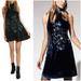 Free People Dresses | Nwt Free People Velvet Sequin Dress | Color: Blue/Silver | Size: Xs