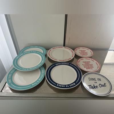 Kate Spade Kitchen | Kate Spade All In Good Taste Order’s Up Diner Dinnerware - Set Of 8 | Color: White | Size: Os