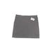 Croft & Barrow Active Skirt: Gray Marled Activewear - Women's Size Large