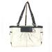 Coach Bags | Coach East West Pleated Gallery Tote | Color: Gray/White | Size: 11x13