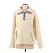 J.Crew Fleece Jacket: Ivory Jackets & Outerwear - Women's Size Medium