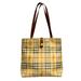 Burberry Bags | Burberry Vintage Haymarket Check Tote | Color: Black/Tan | Size: Os