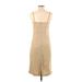 Made in Italy Of Benetton Casual Dress - Sheath: Tan Dresses - Women's Size Small