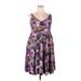 Torrid Casual Dress: Purple Dresses - Women's Size 3X Plus