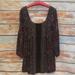 Free People Dresses | Nwot Barely Worn Free People Velvet Pattern Dress! | Color: Blue/Red | Size: M