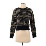 Naadam Cashmere Pullover Sweater: Black Animal Print - Women's Size X-Small