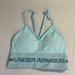 Under Armour Intimates & Sleepwear | New Under Armour Cross Back Sports Bra Low Impact Women's Top Light Blue Xs | Color: Blue | Size: Xs