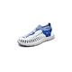 IJNHYTG Sandal Men Shoes Designer Hand-woven Men Sandals Summer Breathable Loafer Men Casual Shoes Comfortable Fashion Beach Sandals Shoes (Color : White Blue, Size : 8)