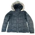 Columbia Jackets & Coats | Columbia Winter Coat Womens Xl Polyester Fill Black Puffer Faux Fur Hood Trim | Color: Black | Size: Xl