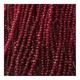 Home Goods Stone 1.52.5/23/34MM Faceted Natural Stone Burgundy Rubies Cut Emeralds Small Stone Bead DIY Jewelry Necklaces Bracelets Earring (Color : Burgundy, Size : 3x4mm)