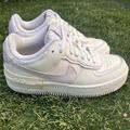 Nike Shoes | Nike Womens Air Force 1 Shadow Low Sneaker | Color: Cream/White | Size: 7