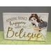Disney Accents | Disney Beauty And The Beast Belle Wall Decor Plaque Sign Picture Amazing Things | Color: Tan | Size: Os
