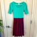 Lularoe Dresses | Lularoe Nwt Nicole Dress | Size Xs | Color: Red | Size: Xs