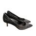 Michael Kors Shoes | Michael Kors Gun Metal Sparkle Flex Kitten Pump | Color: Gray | Size: 7