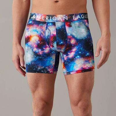 American Eagle Outfitters Underwear & Socks | Aeo Galaxy 6" Classic Boxer Brief 3xl New | Color: Blue | Size: 3xl