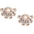 Kate Spade Jewelry | Kate Spade Bright Idea Vintage Pearl Cluster Earrings | Color: Gold/White | Size: Os