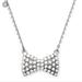 Kate Spade Jewelry | Nwt Kate Spade Sparkle Bow Pendant Necklace | Color: Silver | Size: Os