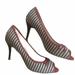 Nine West Shoes | Nine West Peep Toe Heel | Color: Red/White | Size: 10